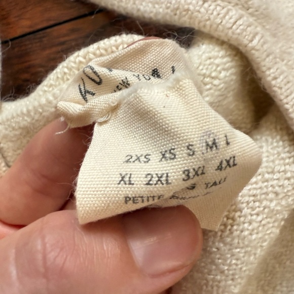 KORDAL Wool Cream Knit Tank Top | Size M - Picture 3 of 5